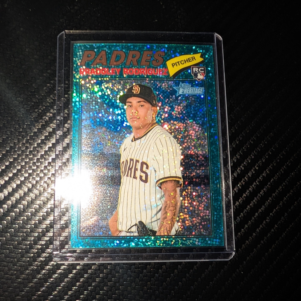 2026 Topps Heritage - Bradgley Rodriguez #148 -Blue Sparkle